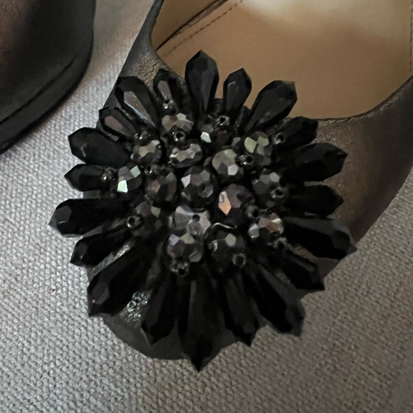 COACH Metallic Bronze Leather Heels - Size 8.5B - Picture 7 of 10